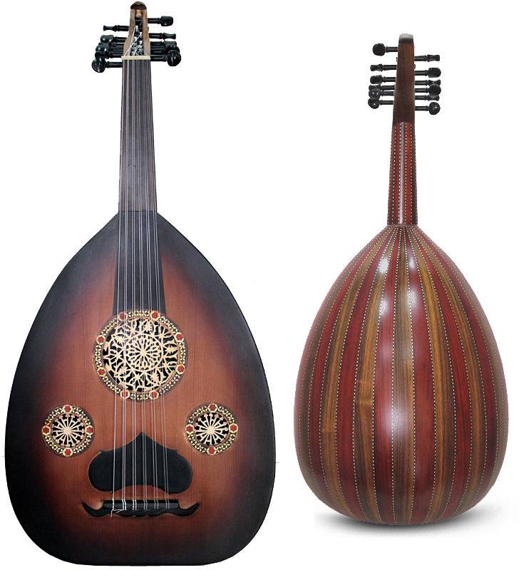 Arab Instruments Egyptian Oud with Ebony Pegs + Hard Case 1179