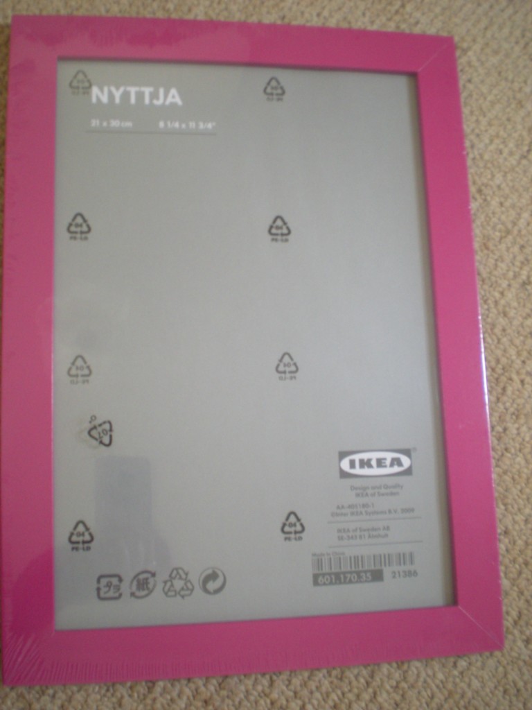 IKEA PICTURE FRAME A4 (8 x 12") 21x30cm choose colour eBay