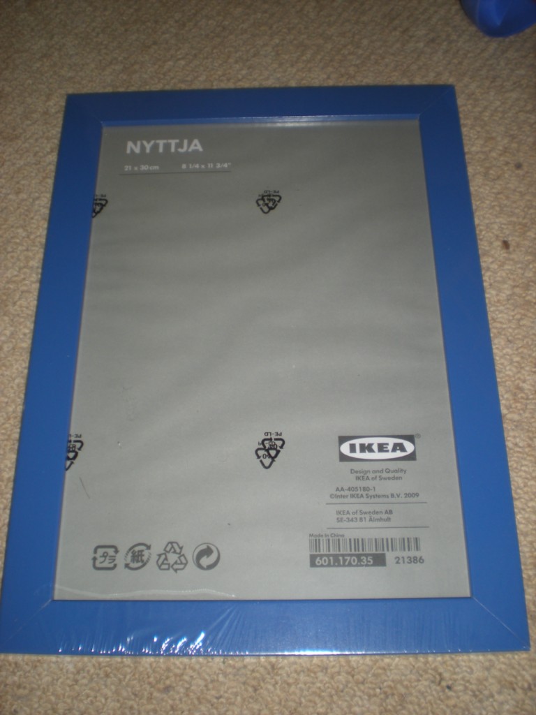 IKEA PICTURE FRAME A4 (8 x 12") 21x30cm choose colour eBay