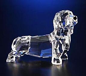 dachshund crystal figurines