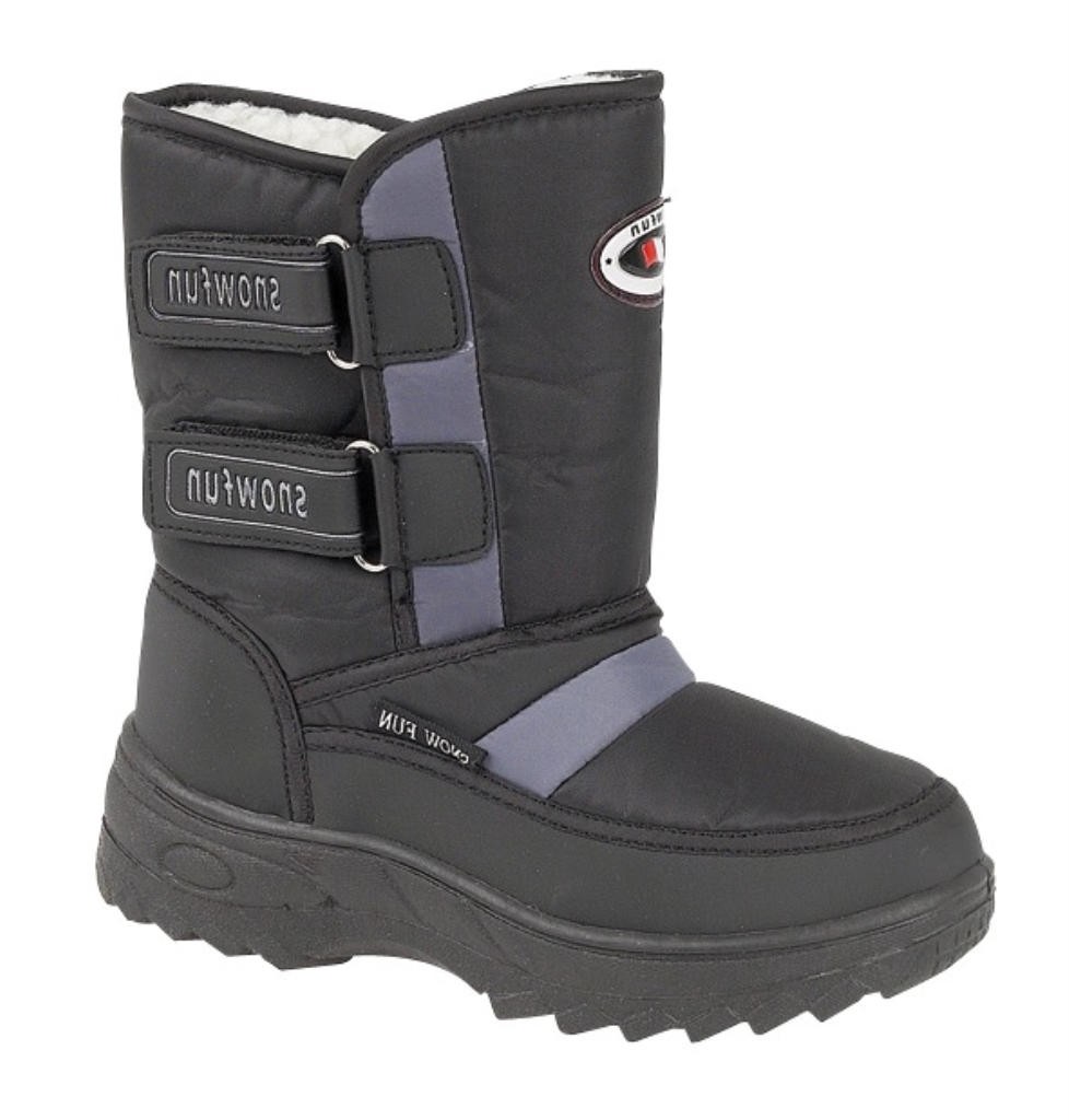 Boys Girls Winter Snow Moon Boots Warm Kids Childs Footwear eBay