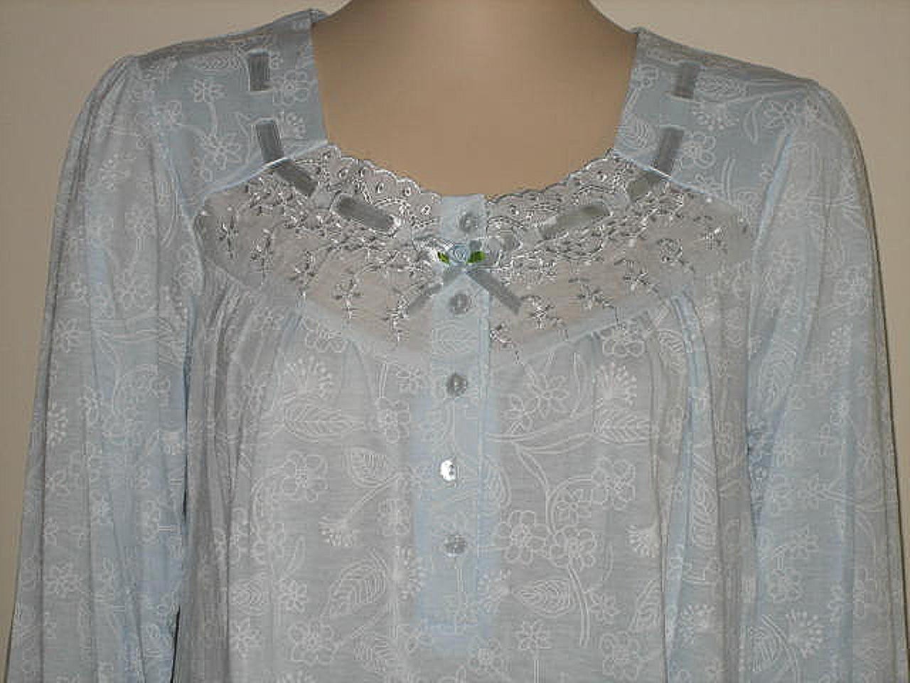 long sleeve jersey nightie