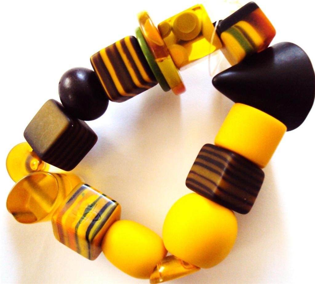 JACKIE BRAZIL SOBRAL YELLOW INDIANA JONES BRACELET