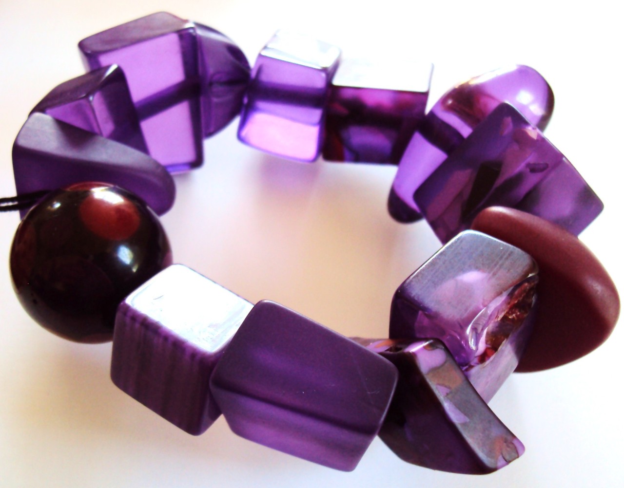 JACKIE BRAZIL SOBRAL PURPLE INDIANA JONES BRACELET