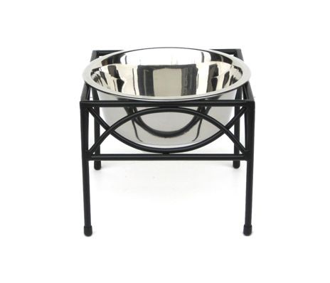 Single bowl Elevated RAISED DOG FEEDER diner ~  3 sizes