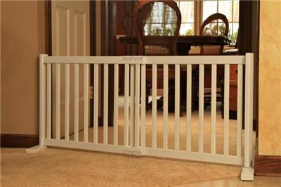 Extra Wide  Gates Indoor on Gate Freestanding Wood 20  H Step Over Indoor Barrier Small Dog Wide