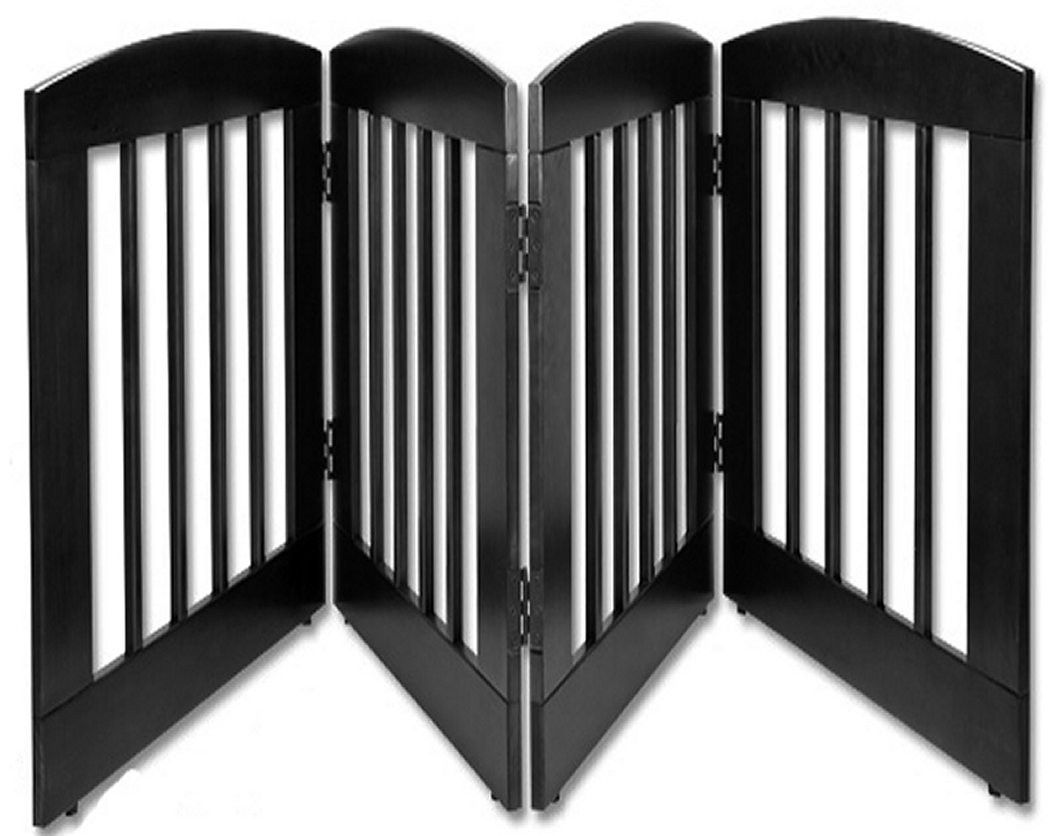 DOG GATE Wood EXPANDABLE freestanding adjustable barrier pet 24" or 36