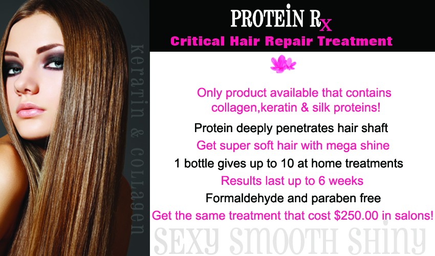 ARGAN OIL COLLAGEN KERATIN PROTEIN RX HAIR REPAIR INTENSE DEEP