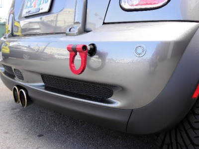 Mini Cooper S R55 R56 R53 Front Rear Tow Hook Kit Blue Ebay