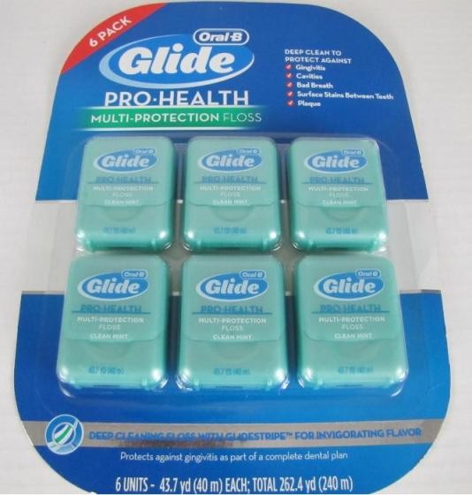 24 CREST GLIDE DENTAL FLOSS UNOPENED DEEP CLEAN MINT eBay