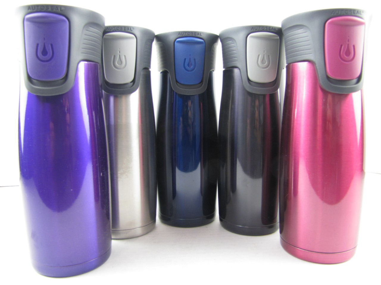 NEW CONTIGO ASTOR AUTOSEAL VACUUM TRAVEL MUG STAINLESS STEEL