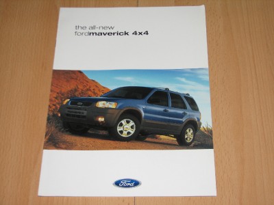Ford Maverick Brochure September 2000 - Original | eBay