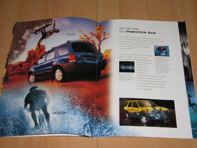 Ford Maverick Brochure September 2000 - Original | eBay