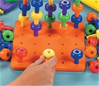 PEG BOARD Preschool Autism Occupational Therapy pegboard Fine Motor