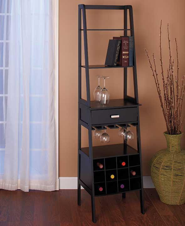 New Wine Glass Shaped Table Wine Bottle & Cork Storage Rack Holder