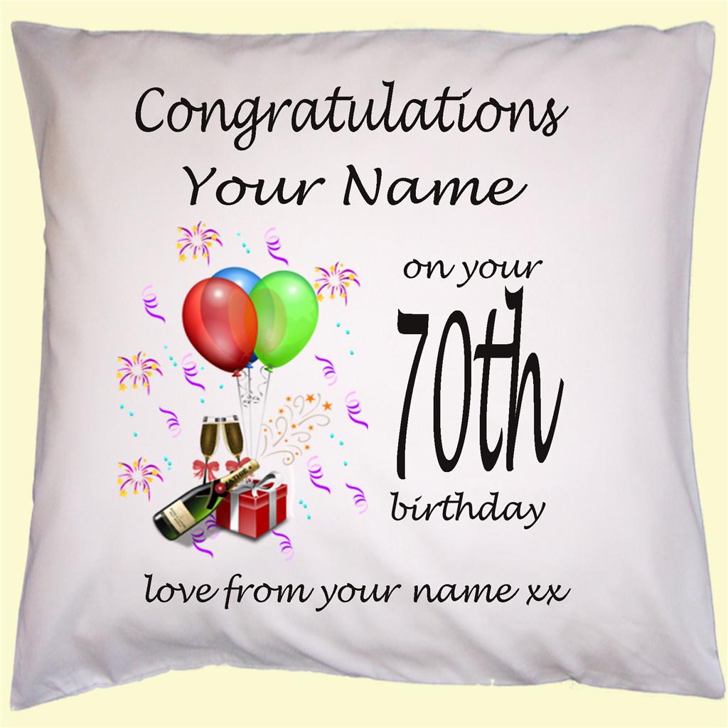 personalised 30th 40th 50th 60th birthday gift cushion personalised 30th 40th 50th 60th birthday gift cushion