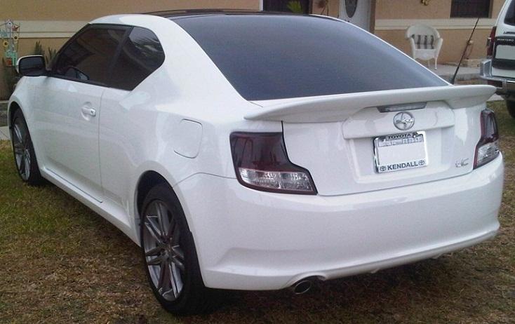 11-13 SCION TC SMOKED TAIL LIGHT REVERSE CUTOUT & 3RD ...