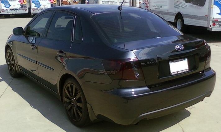 08 14 Subaru Impreza Wrx Sti Sedan Smoked Tail Light