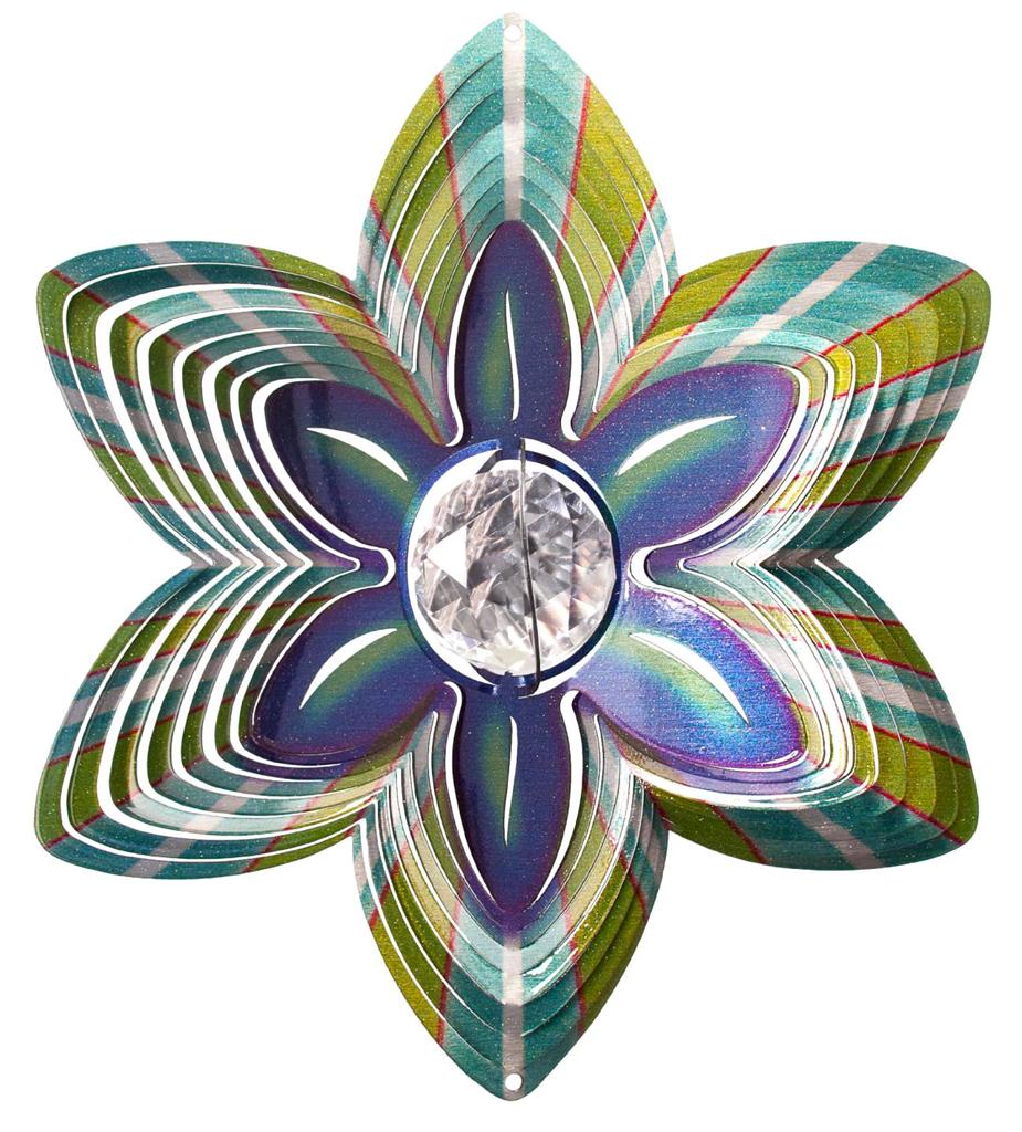 Battery Operated Wind Chime Spinner Rocketshotz 10 034 25cm Crystal Wind Spinner Flower Teardrop Erfly