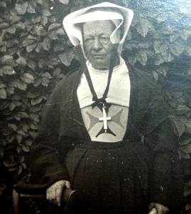 Antique NUN Photo Trinitarian de Valence Religieuse Trinitaire