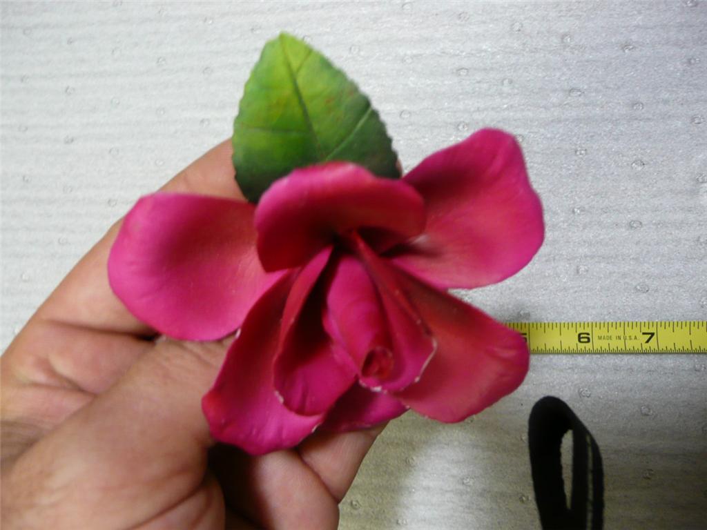 Napoleon Italy Porcelain Capodimonte Flower pink rose eBay