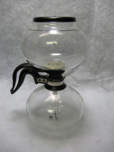 1940s Proctor Silex Lox-In Glass Coffee Pot Pyrex H-71
