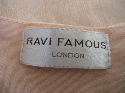 Famous Furniture Stores on Ravi Famous London Rosey Cream Rosette Dress Sz S M   Ebay