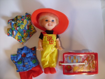 RARE MATTEL BARBIE TOMMY BOY DOLL, SHELLY /KELLY BROTHER BLONDE HAIR EX CON | eBay