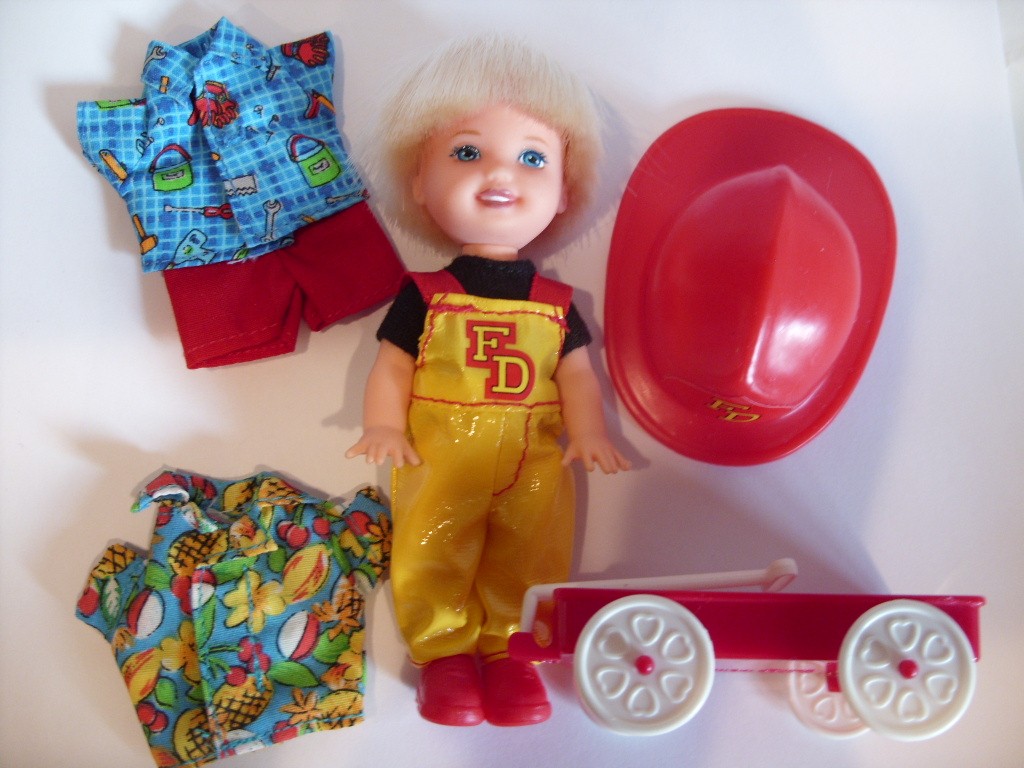 RARE MATTEL BARBIE TOMMY BOY DOLL, SHELLY /KELLY BROTHER BLONDE HAIR EX CON | eBay