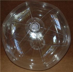 clear beach balls