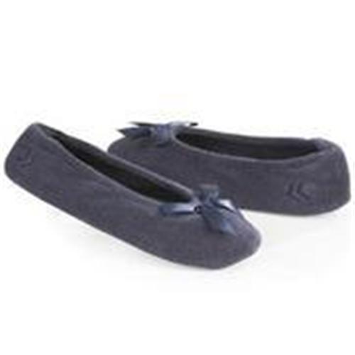 Gray Ballet    Slippers Ladies for Navy XXL Isotoner 12 xxl 11 Ivory Pink Terry slippers women