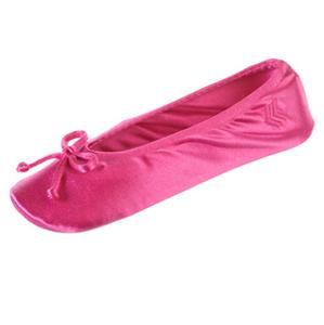 Ladies Isotoner Very Berry Pink Satin Stretch Ballet Style ...
