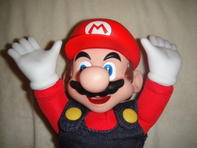 it's a me mario doll