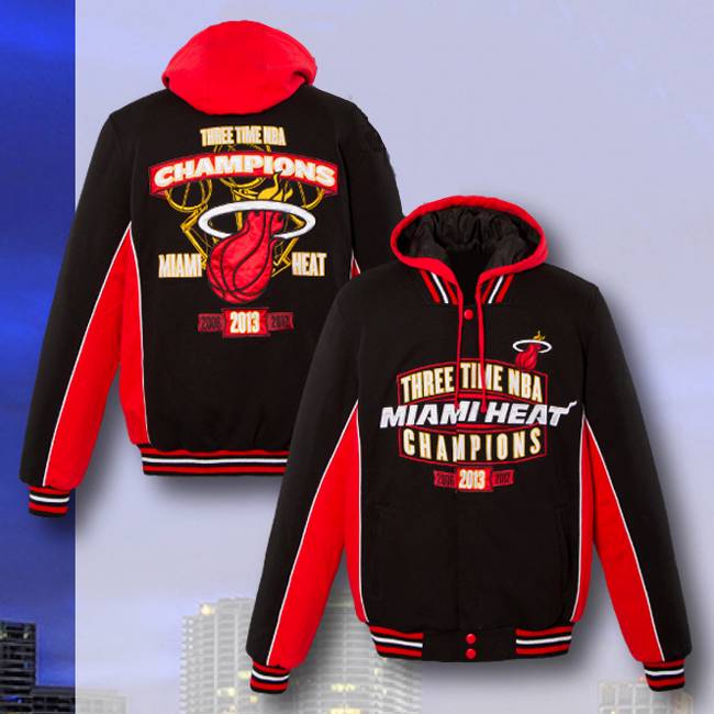 Miami-Heat-Three-Time-NBA-Champions-Reversible-Fleece-Hooded-Adult-Jacket-S-4XL