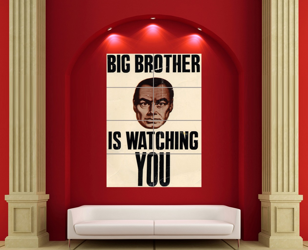 BIG BROTHER IS WATCHING YOU GIANT POSTER ART PICTURE PRINT EN341 | eBay