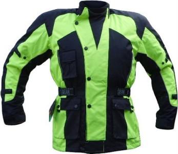 High Visibility CE Armoured Waterproof Motorcycle Jacket Hi Vis Cordura CJ-1019 - Picture 1 of 1