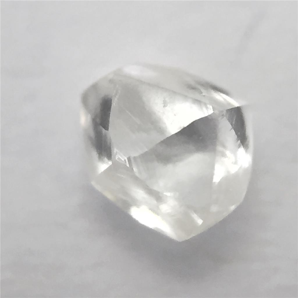 0.14 CARAT G FLAWLESS WHITE NATURAL RAW UNCUT ROUGH DIAMOND RECENTLY