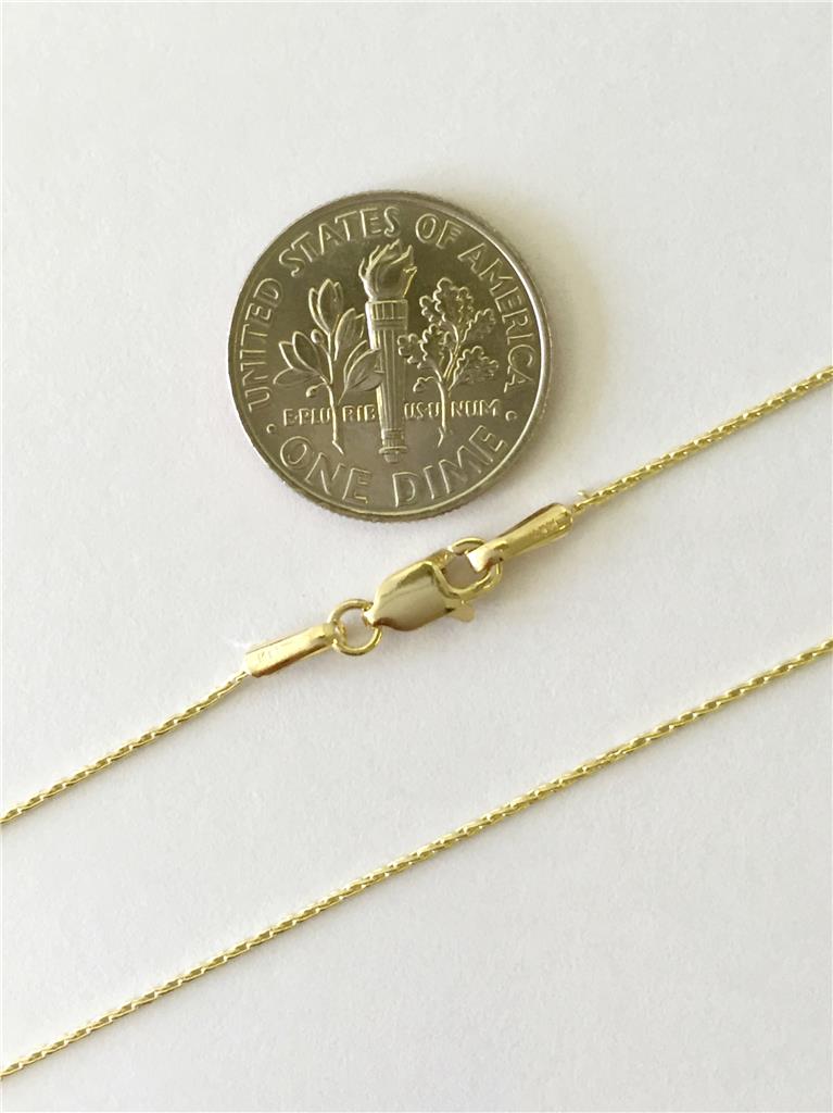 20 inch 14k gold wheat chain clearance