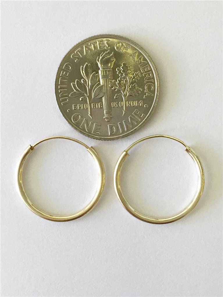 14k White Gold Ball Stud Earrings - Sizes 2mm To 8mm, Gift Box Included, Made In USA