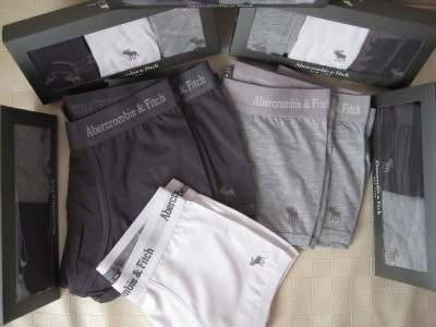 5ps lot ABERCROMBIE & FITCH  a&f Boxer Briefs NIB M