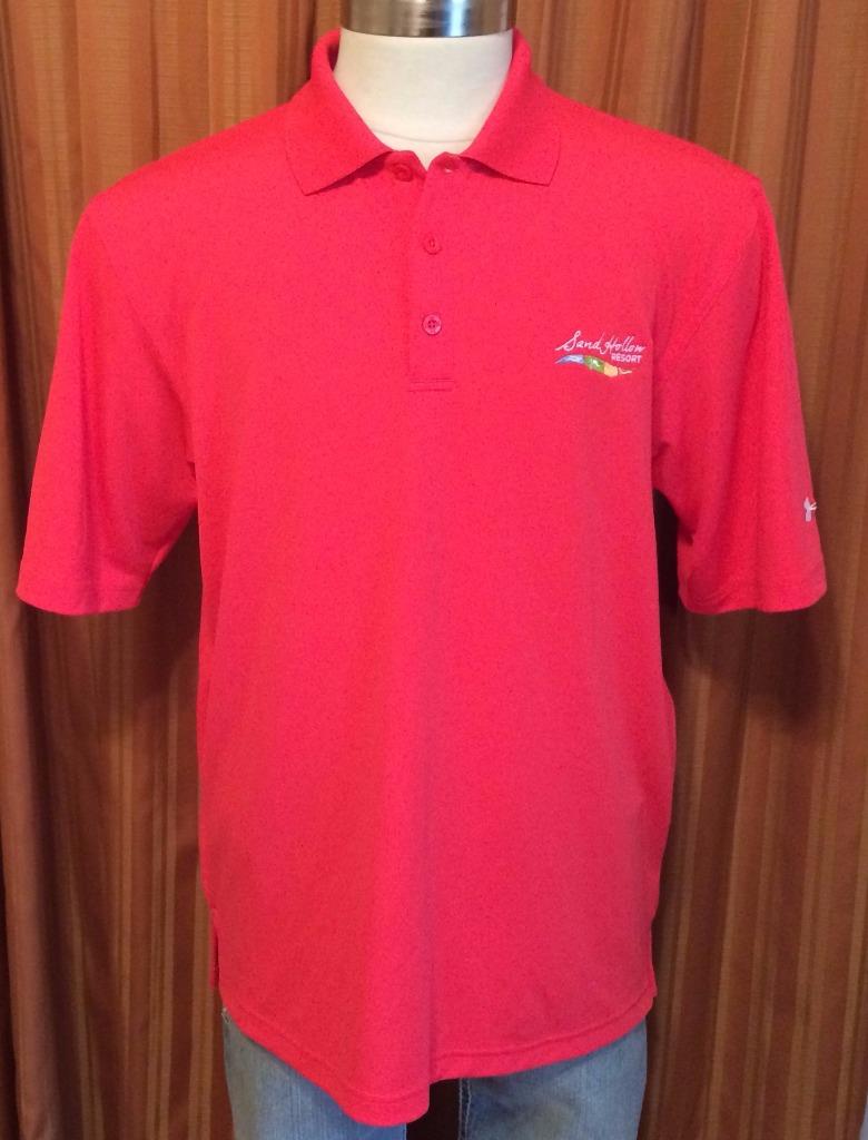 under armour golf shirt pink