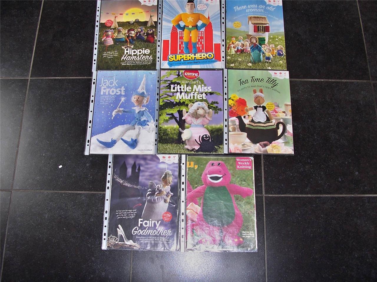ALAN DART TOY KNITTING PATTERNS 8 TO CHOOSE FROM eBay