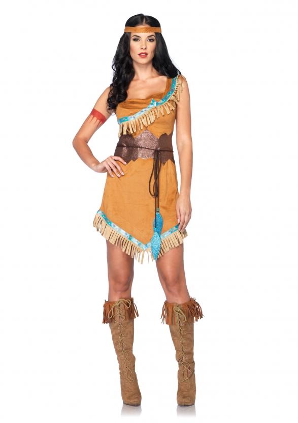 Womens Sexy Disney Pocahontas Fancy Dress Outfit Adult Halloween Costume Dress Ebay 