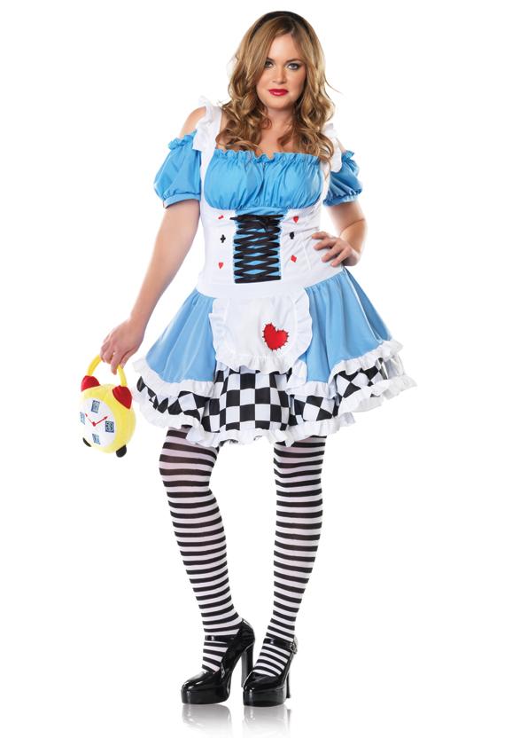 Plus Size Sexy Alice In Wonderland Dress Outfit Womens Adult Halloween Costume Ebay 8016