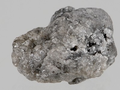 4.44ct Fancy Grey Lusterful Cubic Free-form Raw All ...