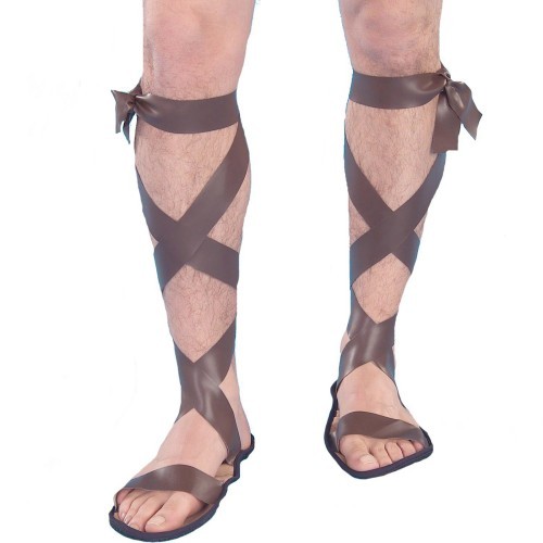 MENS ROMAN GLADIATOR CAESAR EGYPTIAN SANDALS COSTUME eBay