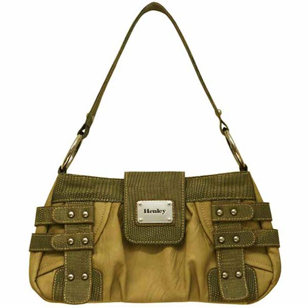Henley Qualität kleine Schulter Handtasche. Khaki oder Pink 007 - Bild 2 von 4
