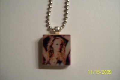 Sexy TAYLOR SWIFT Scrabble Tile Necklace Purple