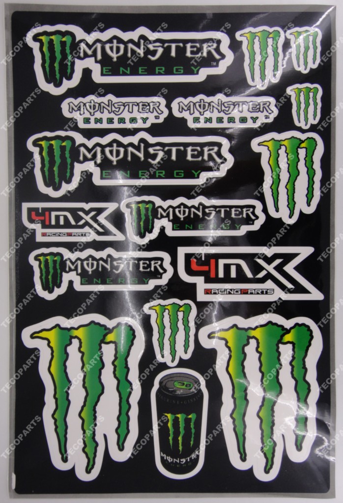 Monster Decal Sticker Graphics ATV Dirt Bike Kawasaki CRF eBay