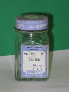 Zinc Metal Strip 18 inches antique bottle